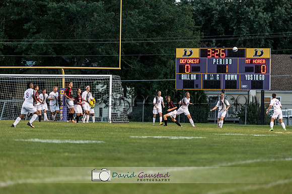 Pictures from the DeForest Norski Varsity boy's soccer Fall 2015 game vs Mt Horeb at DMB Community Bank Stadium