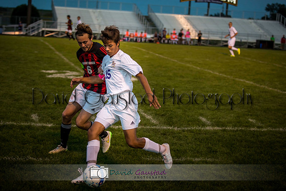 Pictures from the DeForest Norski Varsity boy's soccer Fall 2015 game vs Mt Horeb at DMB Community Bank Stadium Wes McNeese
