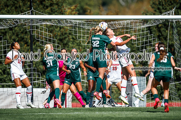 Wisconsin Badgers Women's Soccer vs Michigan State Spartans 9/28/25