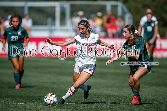 Wisconsin Badgers Women's Soccer vs Michigan State Spartans 9/28/25