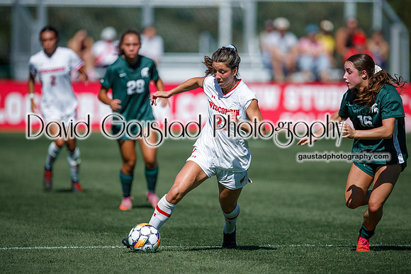 Wisconsin Badgers Women's Soccer vs Michigan State Spartans 9/28/25