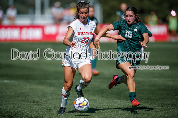 Wisconsin Badgers Women's Soccer vs Michigan State Spartans 9/28/25