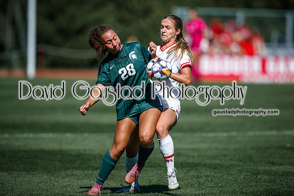 Wisconsin Badgers Women's Soccer vs Michigan State Spartans 9/28/25