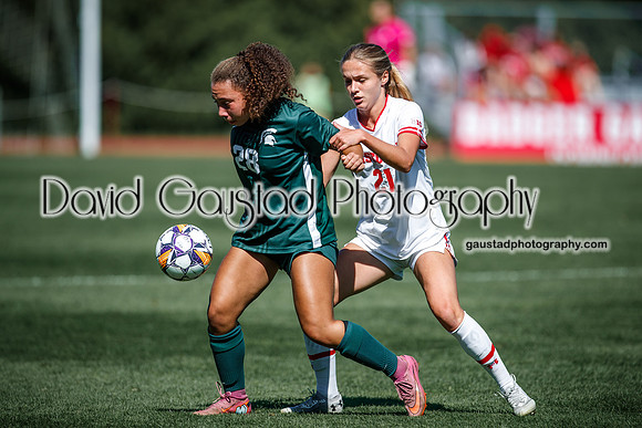 Wisconsin Badgers Women's Soccer vs Michigan State Spartans 9/28/25
