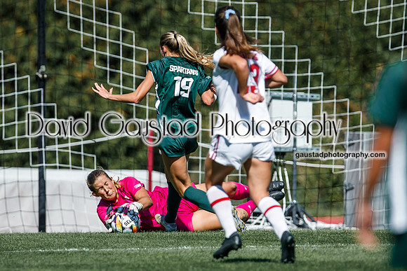 Wisconsin Badgers Women's Soccer vs Michigan State Spartans 9/28/25