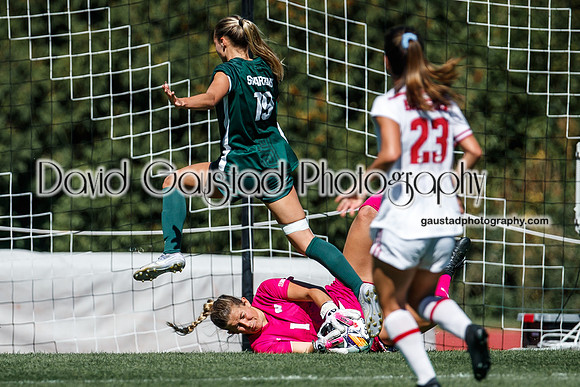 Wisconsin Badgers Women's Soccer vs Michigan State Spartans 9/28/25