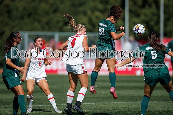 Wisconsin Badgers Women's Soccer vs Michigan State Spartans 9/28/25