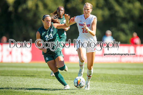 Wisconsin Badgers Women's Soccer vs Michigan State Spartans 9/28/25