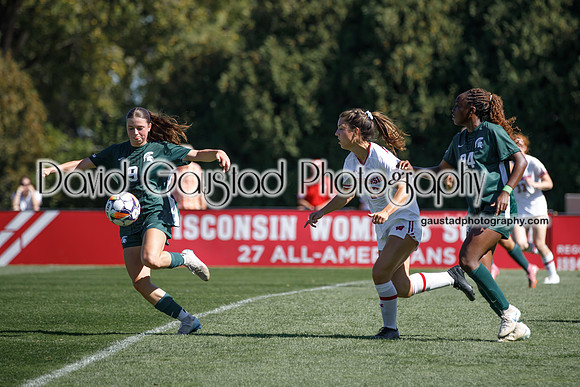 Wisconsin Badgers Women's Soccer vs Michigan State Spartans 9/28/25