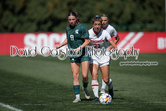 Wisconsin Badgers Women's Soccer vs Michigan State Spartans 9/28/25