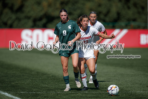 Wisconsin Badgers Women's Soccer vs Michigan State Spartans 9/28/25