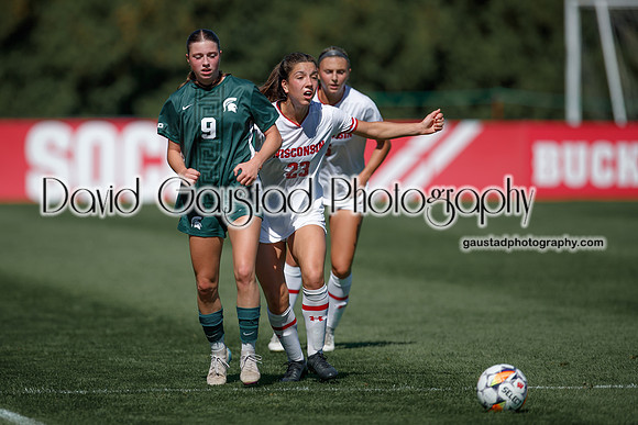 Wisconsin Badgers Women's Soccer vs Michigan State Spartans 9/28/25