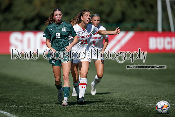 Wisconsin Badgers Women's Soccer vs Michigan State Spartans 9/28/25