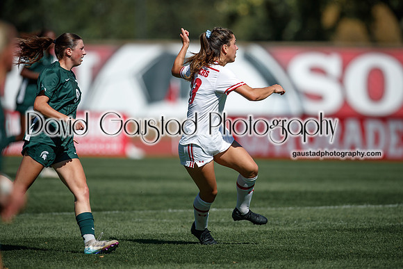 Wisconsin Badgers Women's Soccer vs Michigan State Spartans 9/28/25