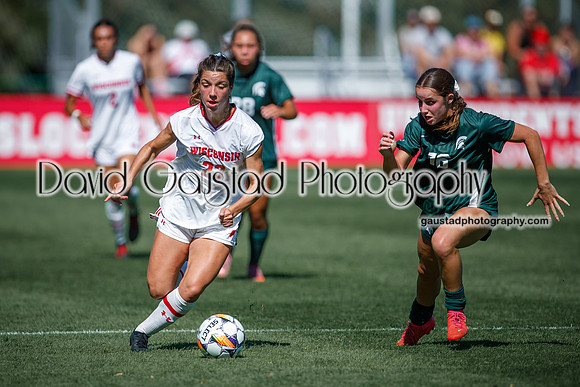 Wisconsin Badgers Women's Soccer vs Michigan State Spartans 9/28/25