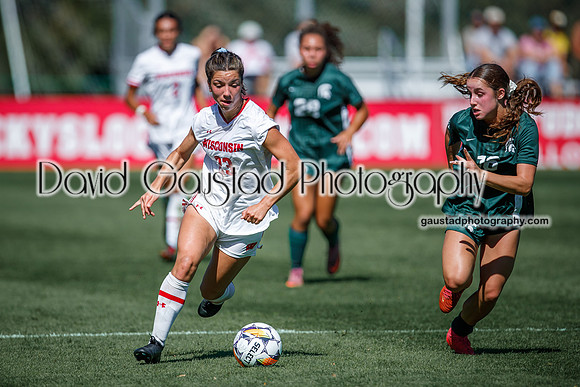 Wisconsin Badgers Women's Soccer vs Michigan State Spartans 9/28/25