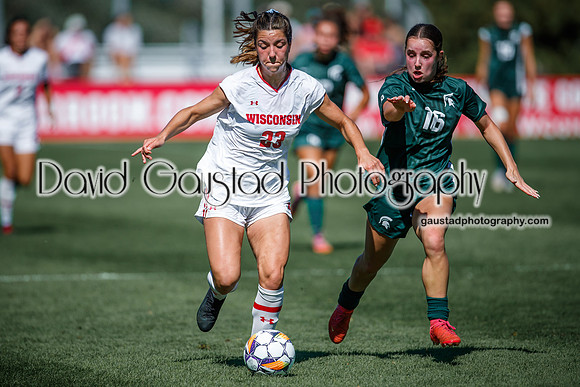 Wisconsin Badgers Women's Soccer vs Michigan State Spartans 9/28/25