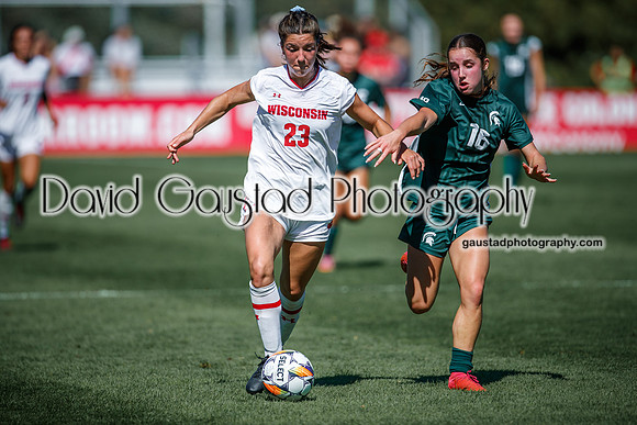 Wisconsin Badgers Women's Soccer vs Michigan State Spartans 9/28/25