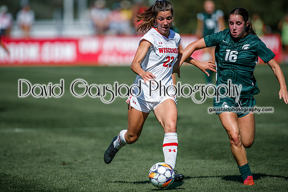Wisconsin Badgers Women's Soccer vs Michigan State Spartans 9/28/25