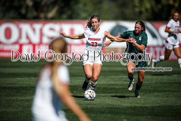 Wisconsin Badgers Women's Soccer vs Michigan State Spartans 9/28/25