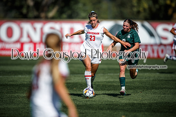 Wisconsin Badgers Women's Soccer vs Michigan State Spartans 9/28/25