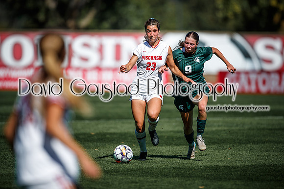 Wisconsin Badgers Women's Soccer vs Michigan State Spartans 9/28/25