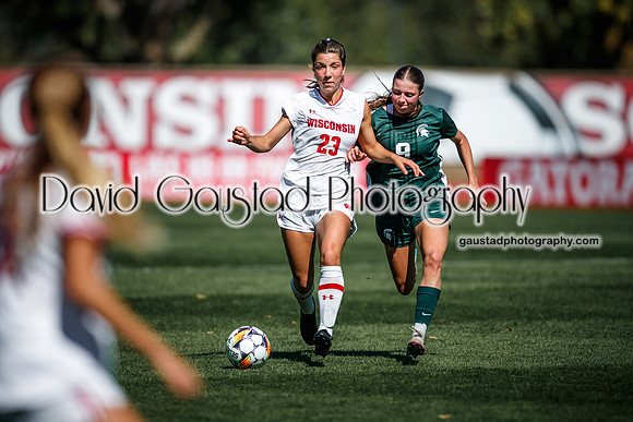 Wisconsin Badgers Women's Soccer vs Michigan State Spartans 9/28/25
