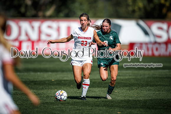 Wisconsin Badgers Women's Soccer vs Michigan State Spartans 9/28/25