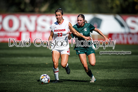 Wisconsin Badgers Women's Soccer vs Michigan State Spartans 9/28/25