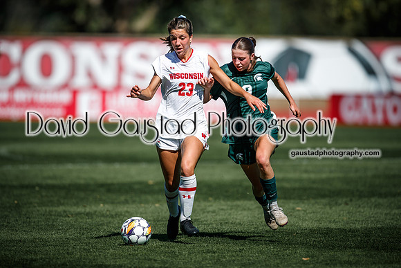Wisconsin Badgers Women's Soccer vs Michigan State Spartans 9/28/25