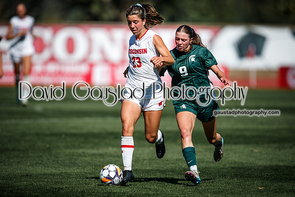 Wisconsin Badgers Women's Soccer vs Michigan State Spartans 9/28/25