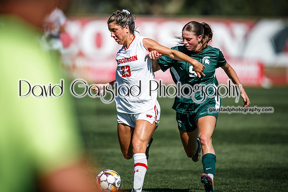 Wisconsin Badgers Women's Soccer vs Michigan State Spartans 9/28/25