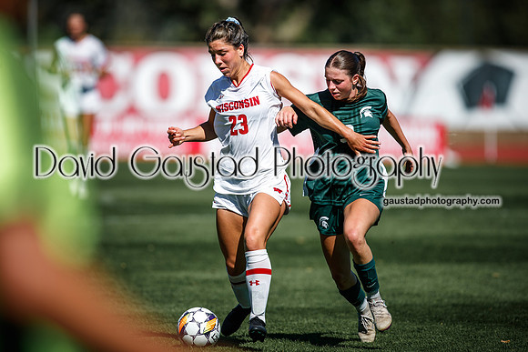 Wisconsin Badgers Women's Soccer vs Michigan State Spartans 9/28/25