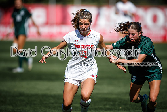 Wisconsin Badgers Women's Soccer vs Michigan State Spartans 9/28/25