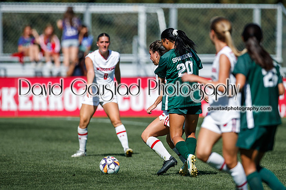Wisconsin Badgers Women's Soccer vs Michigan State Spartans 9/28/25