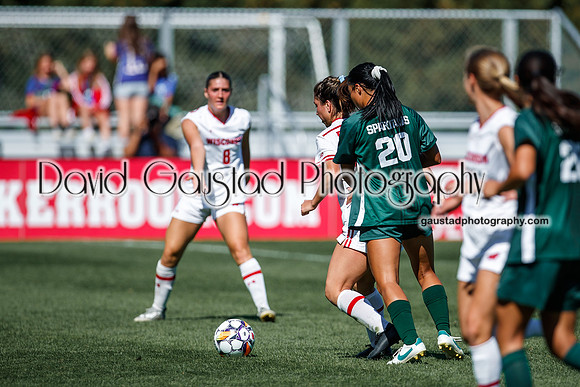 Wisconsin Badgers Women's Soccer vs Michigan State Spartans 9/28/25