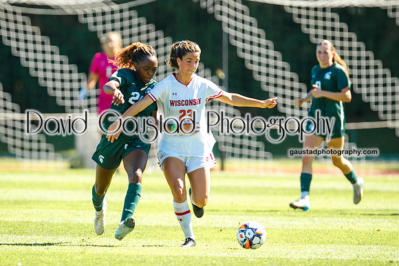 Wisconsin Badgers Women's Soccer vs Michigan State Spartans 9/28/25
