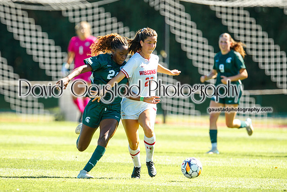 Wisconsin Badgers Women's Soccer vs Michigan State Spartans 9/28/25