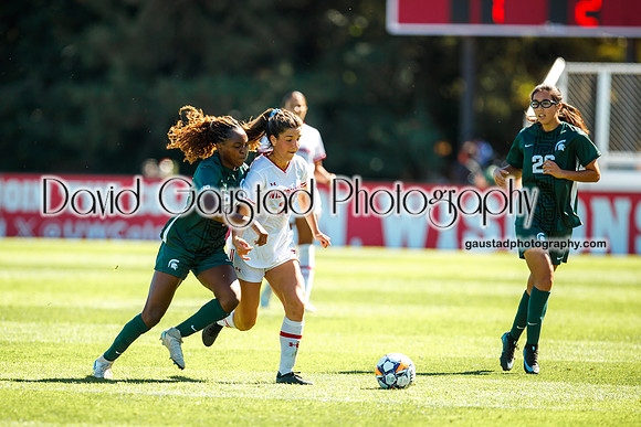 Wisconsin Badgers Women's Soccer vs Michigan State Spartans 9/28/25