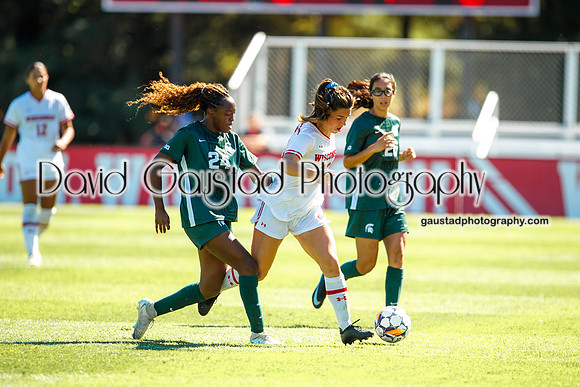 Wisconsin Badgers Women's Soccer vs Michigan State Spartans 9/28/25