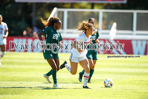 Wisconsin Badgers Women's Soccer vs Michigan State Spartans 9/28/25
