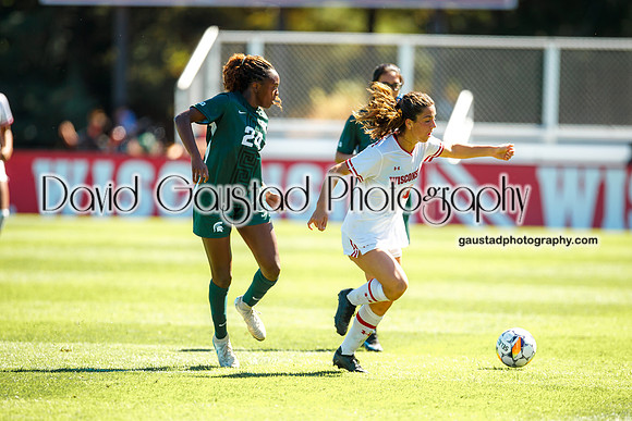 Wisconsin Badgers Women's Soccer vs Michigan State Spartans 9/28/25