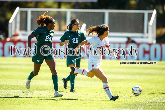 Wisconsin Badgers Women's Soccer vs Michigan State Spartans 9/28/25