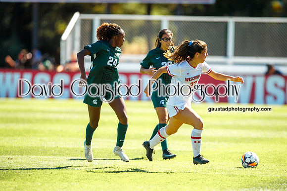 Wisconsin Badgers Women's Soccer vs Michigan State Spartans 9/28/25