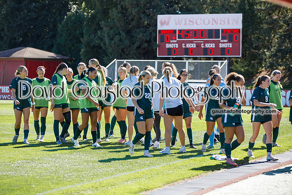 Wisconsin Badgers Women's Soccer vs Michigan State Spartans 9/28/25