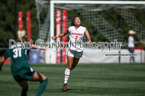 Wisconsin Badgers Women's Soccer vs Michigan State Spartans 9/28/25
