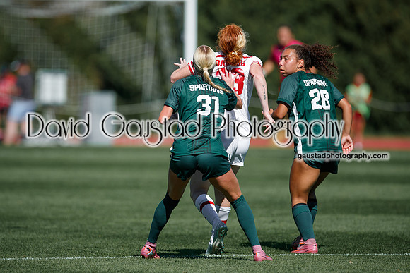 Wisconsin Badgers Women's Soccer vs Michigan State Spartans 9/28/25