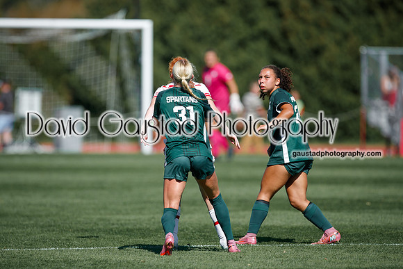 Wisconsin Badgers Women's Soccer vs Michigan State Spartans 9/28/25