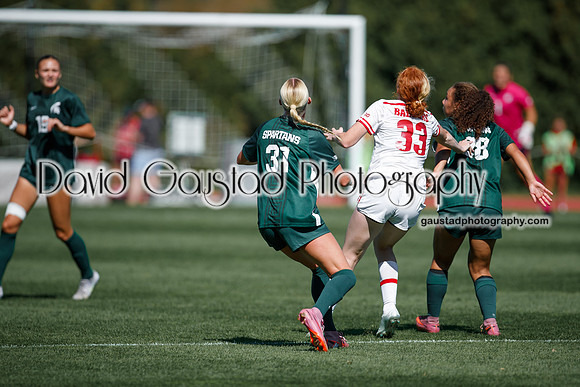 Wisconsin Badgers Women's Soccer vs Michigan State Spartans 9/28/25