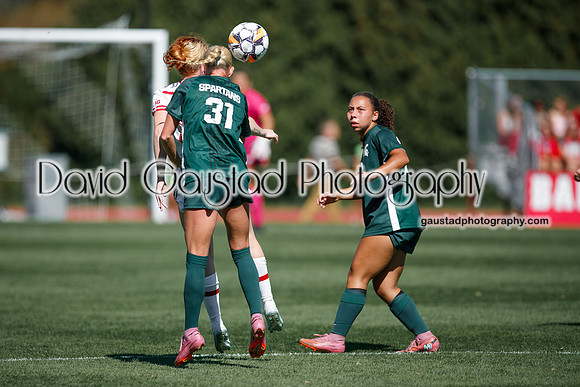 Wisconsin Badgers Women's Soccer vs Michigan State Spartans 9/28/25
